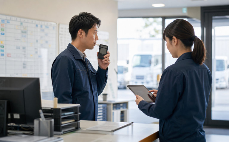 アルコールチェック管理